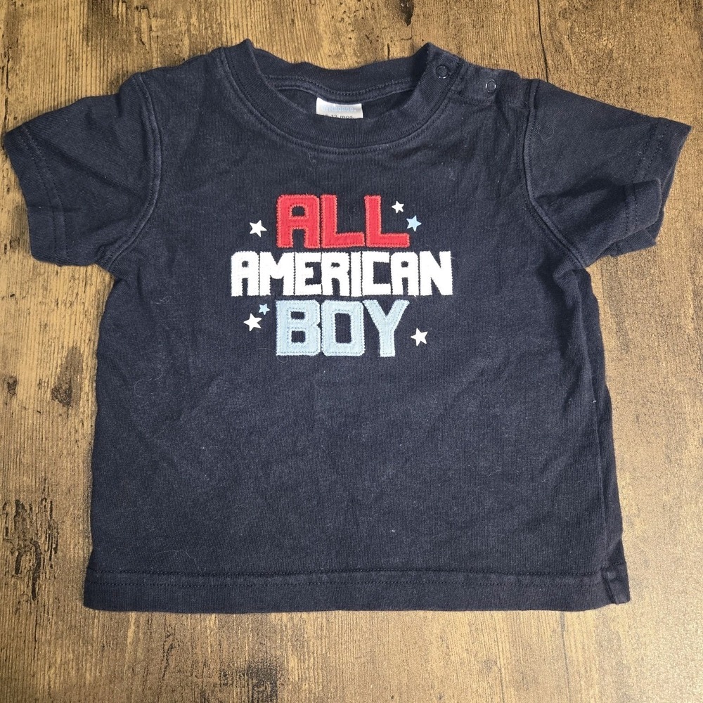 Gymboree 2008 "All American Boy" 6-12 Months Patriotic Red White Blue